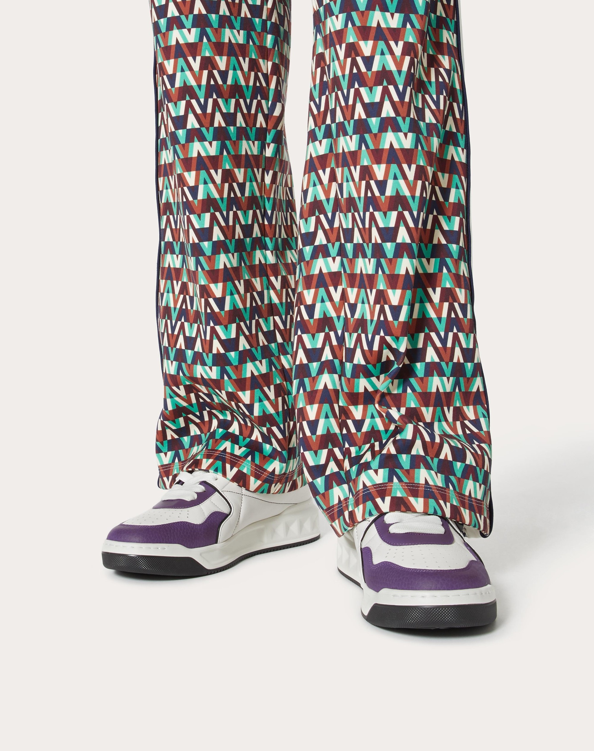 ONE STUD LOW-TOP NAPPA SNEAKER - 6