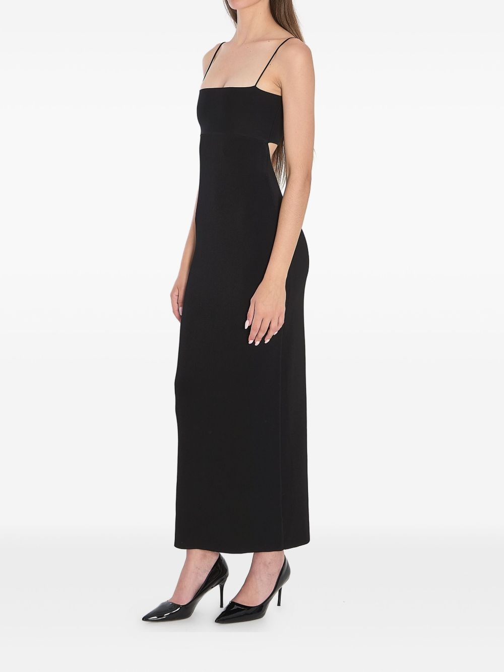 cut out-detail maxi dress - 2