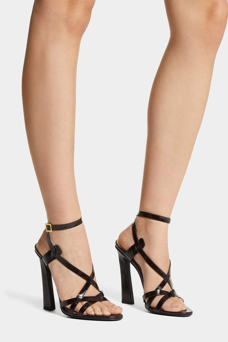 TWIN HEELED SANDALS - 6