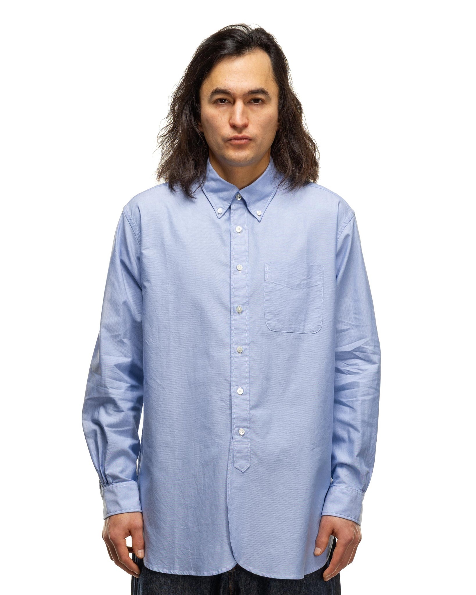19th Century BD Shirt Cotton Oxford Blue - 4