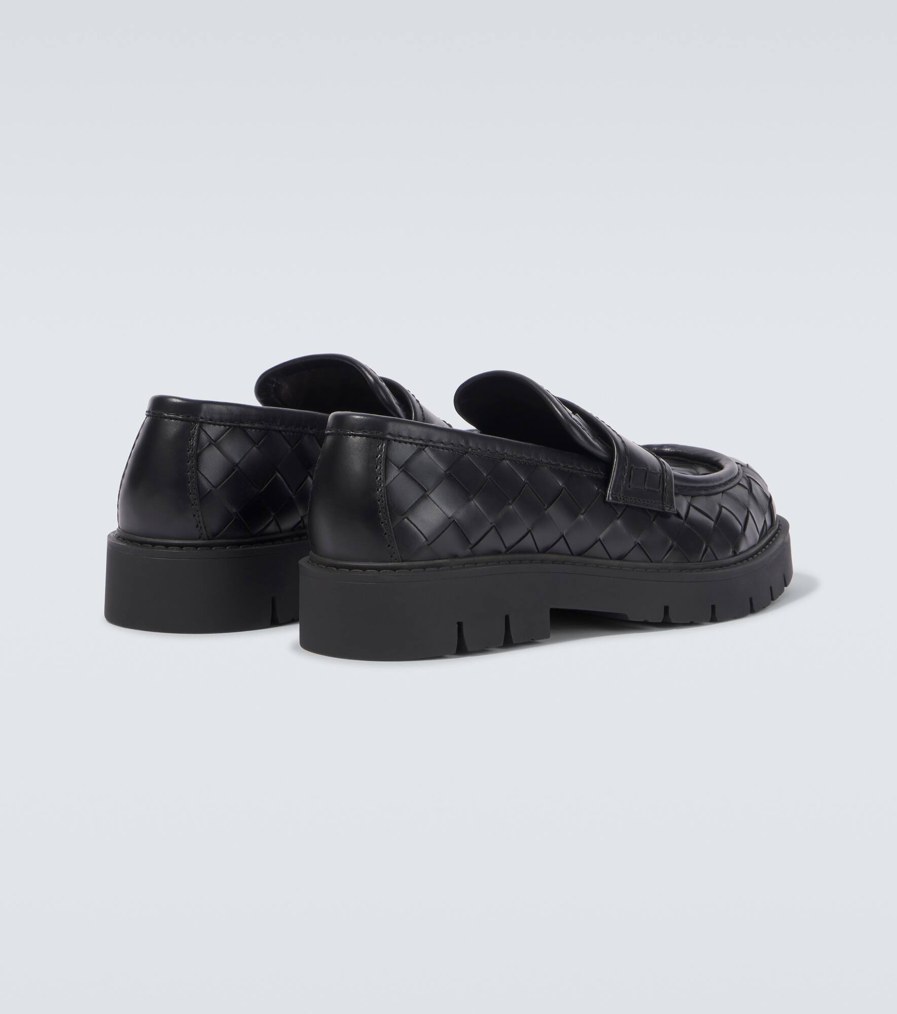 Haddock Intrecciato leather loafers - 6