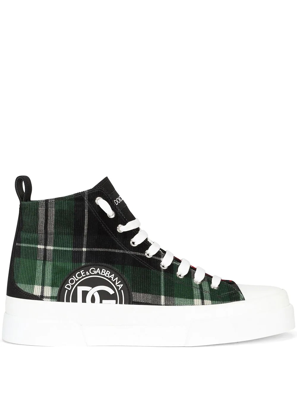 Portofino Light tartan-print trainers - 1