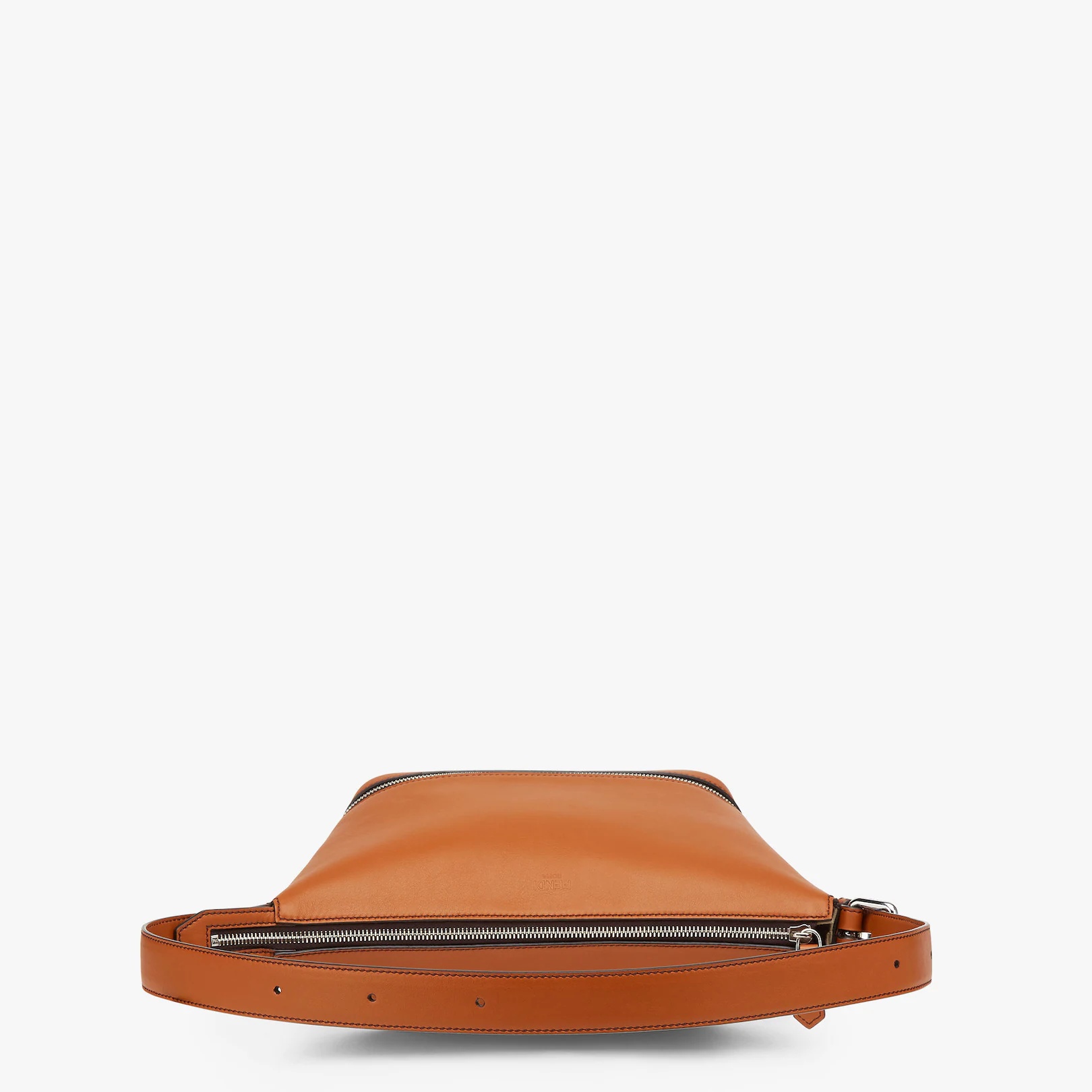 Brown leather belt bag - 4
