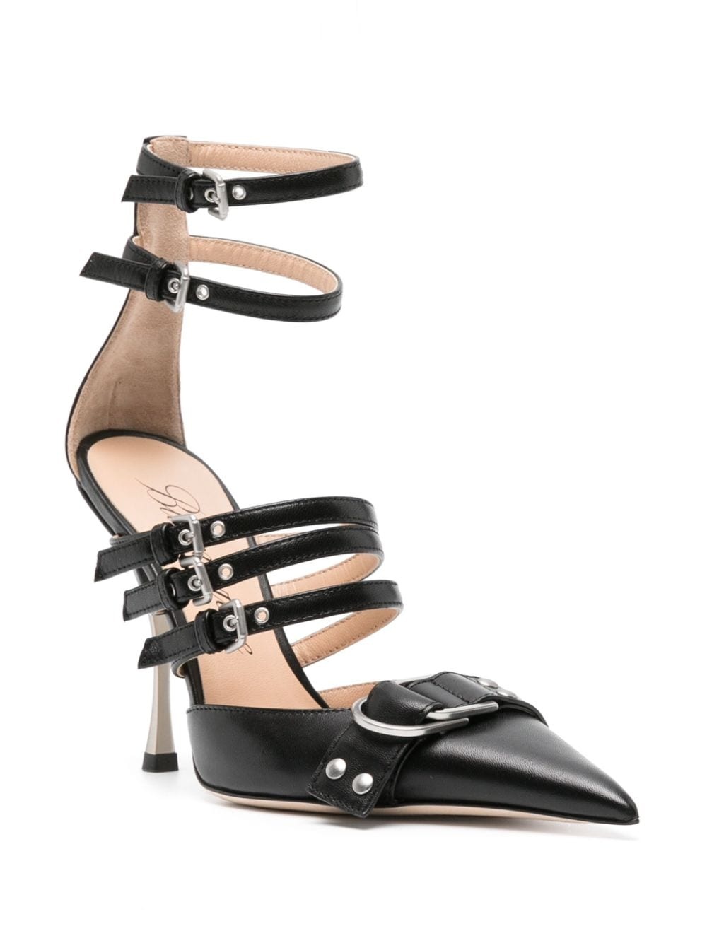105mm leather pumps - 2