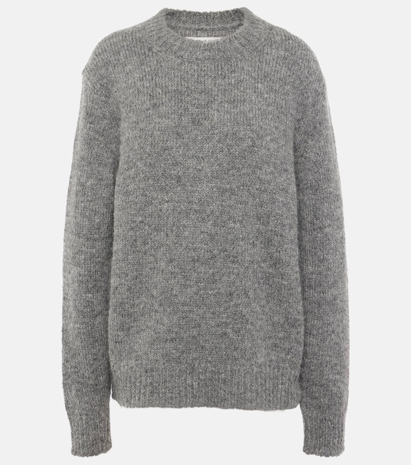 Oversized alpaca and wool-blend sweater 1