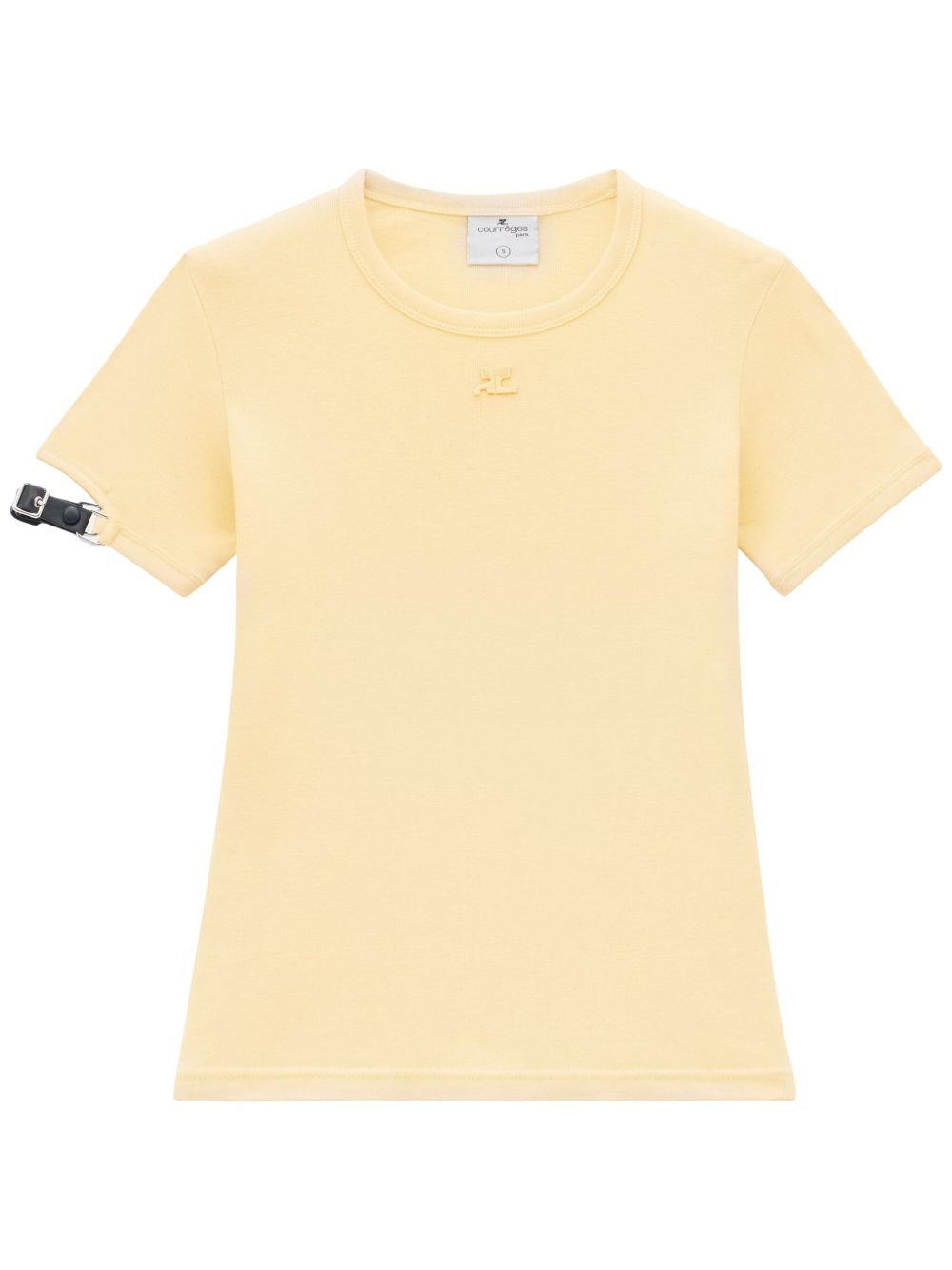 buckle-detail T-shirt - 1