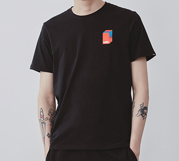 Vans OTW WESKERZHAN Multi-Color Printing Short Sleeve Couple Style Black VN0A4RAPBLK - 3