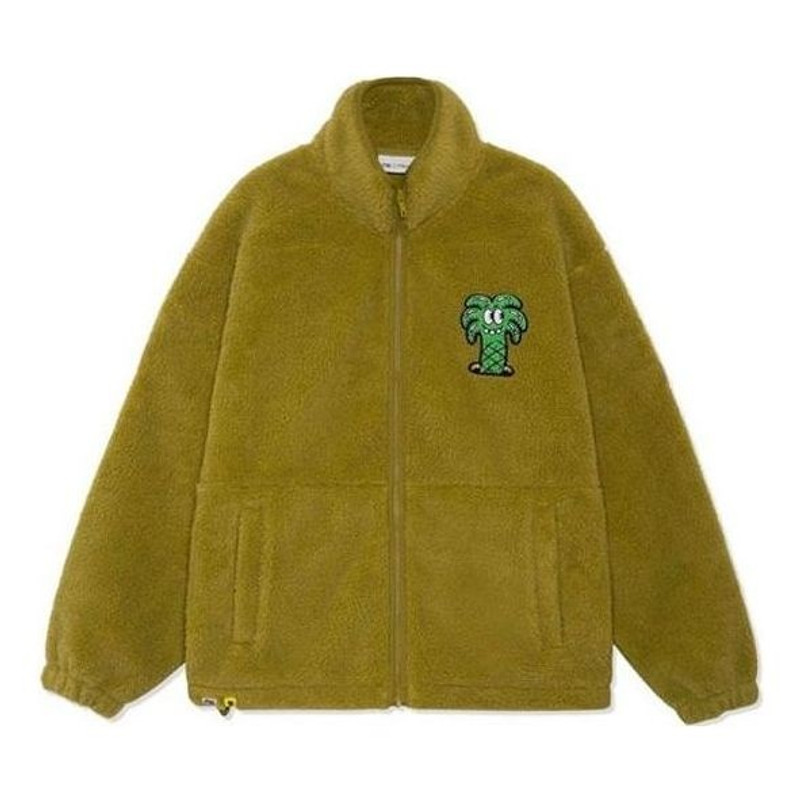 Li-Ning x 스티븐 Harrington 그래픽 Polar Fleece Jacket 'Olive Green' AFDRA07-2 - 1