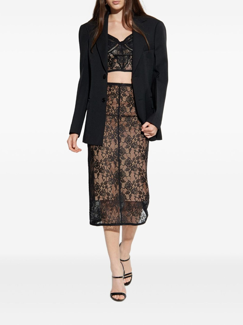 self-portrait lace panel top outlook