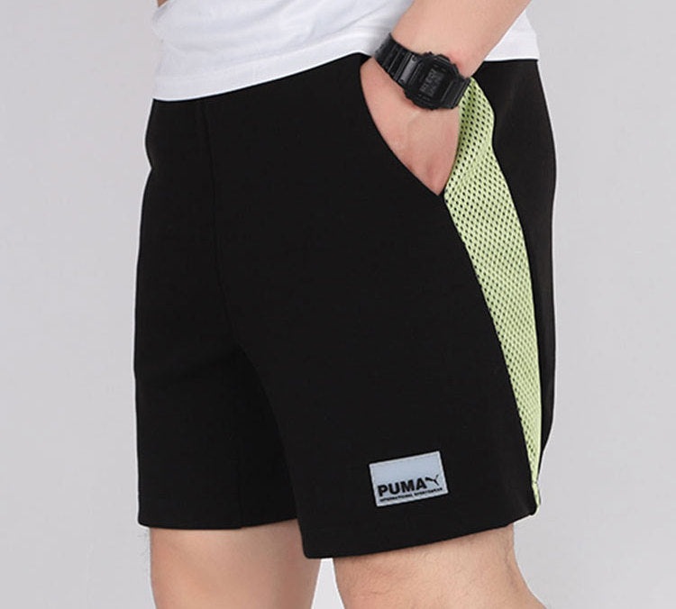 PUMA Avenir Shorts 'Black Green' 598237-56 - 4