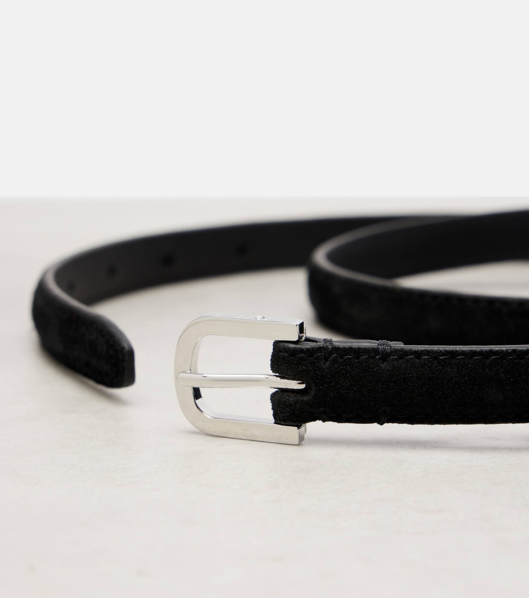 Slim suede belt - 3