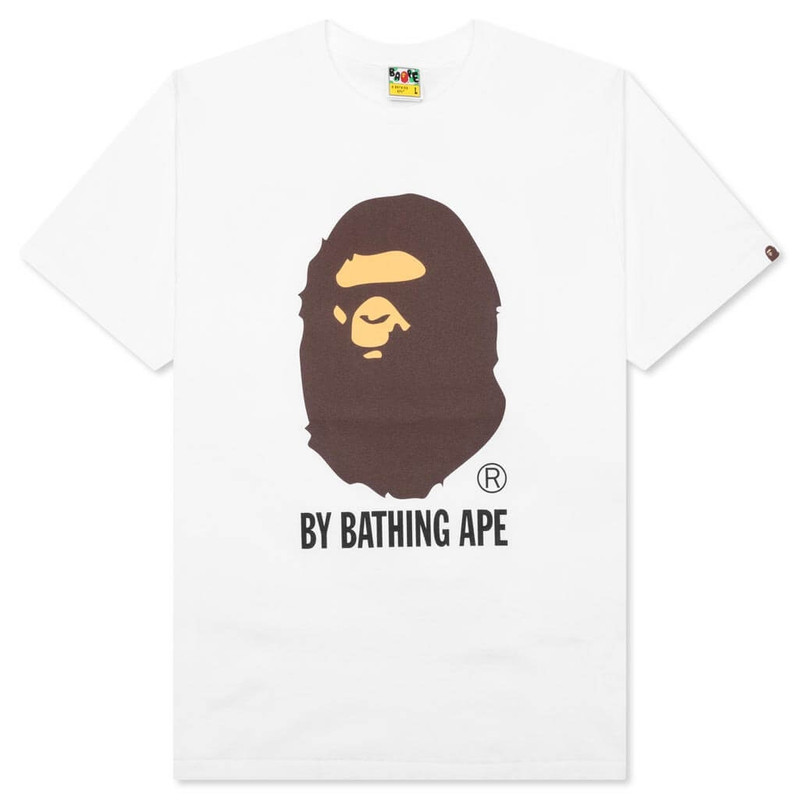 BATHING APE TEE - WHITE - 1