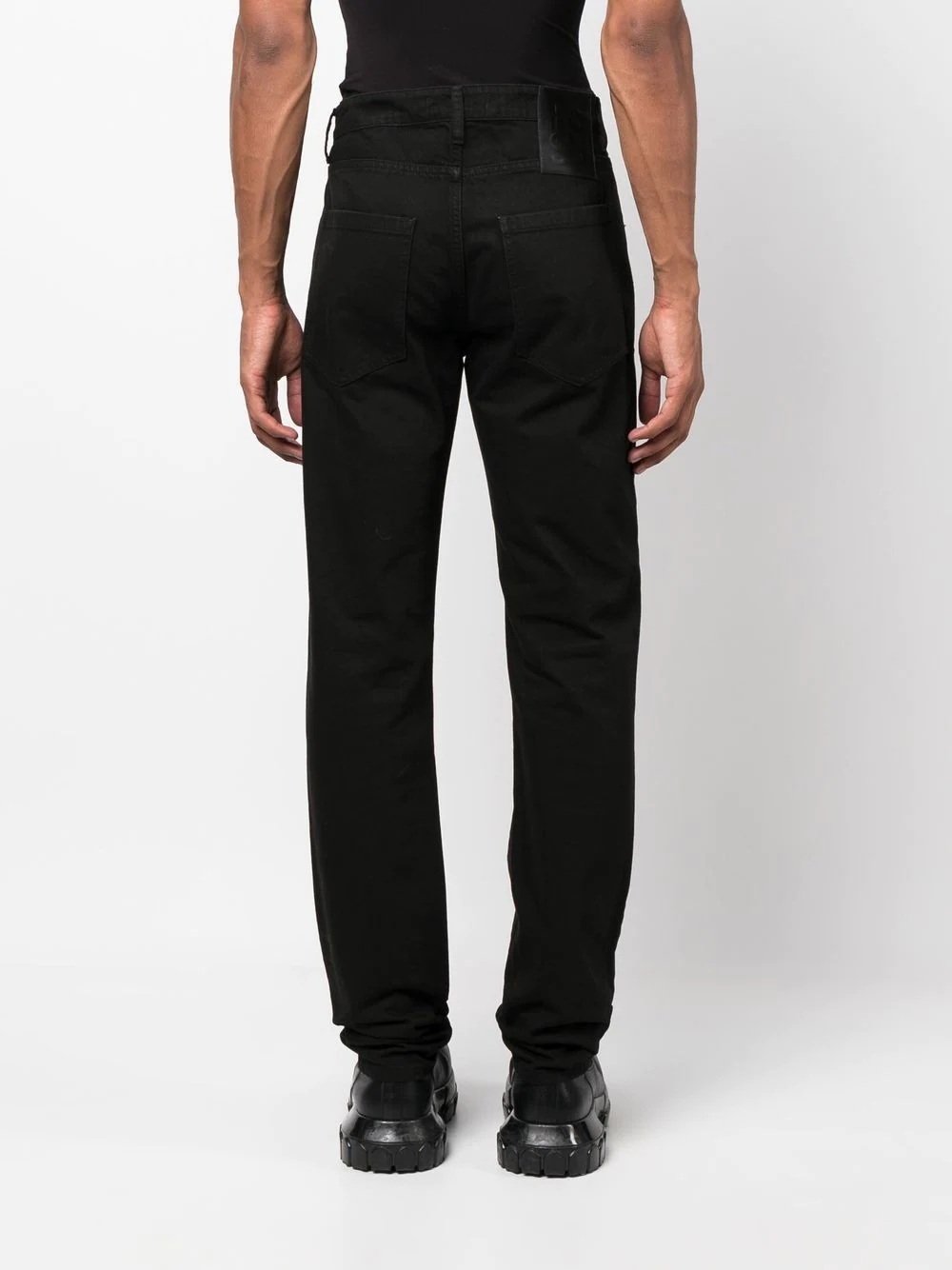 slim-cut denim jeans - 4