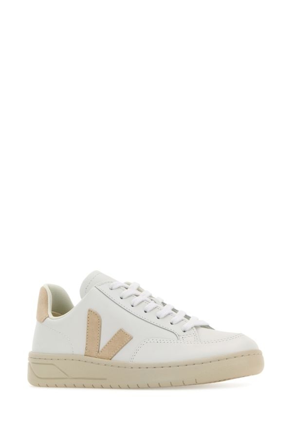 White leather V-12 sneakers - 2