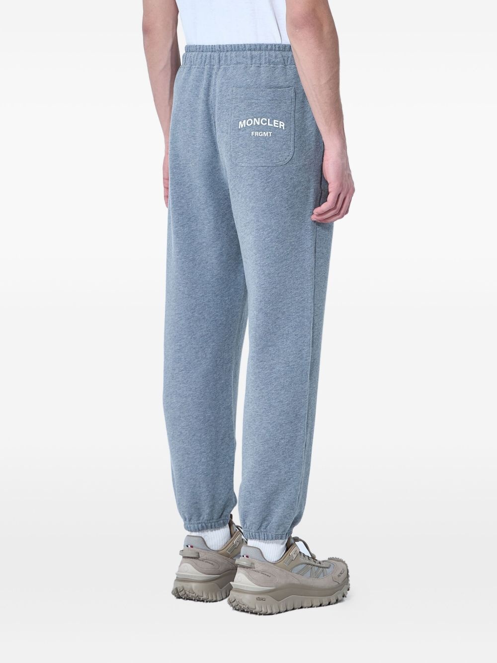 drawstring-waistband logo-detail track pants - 4