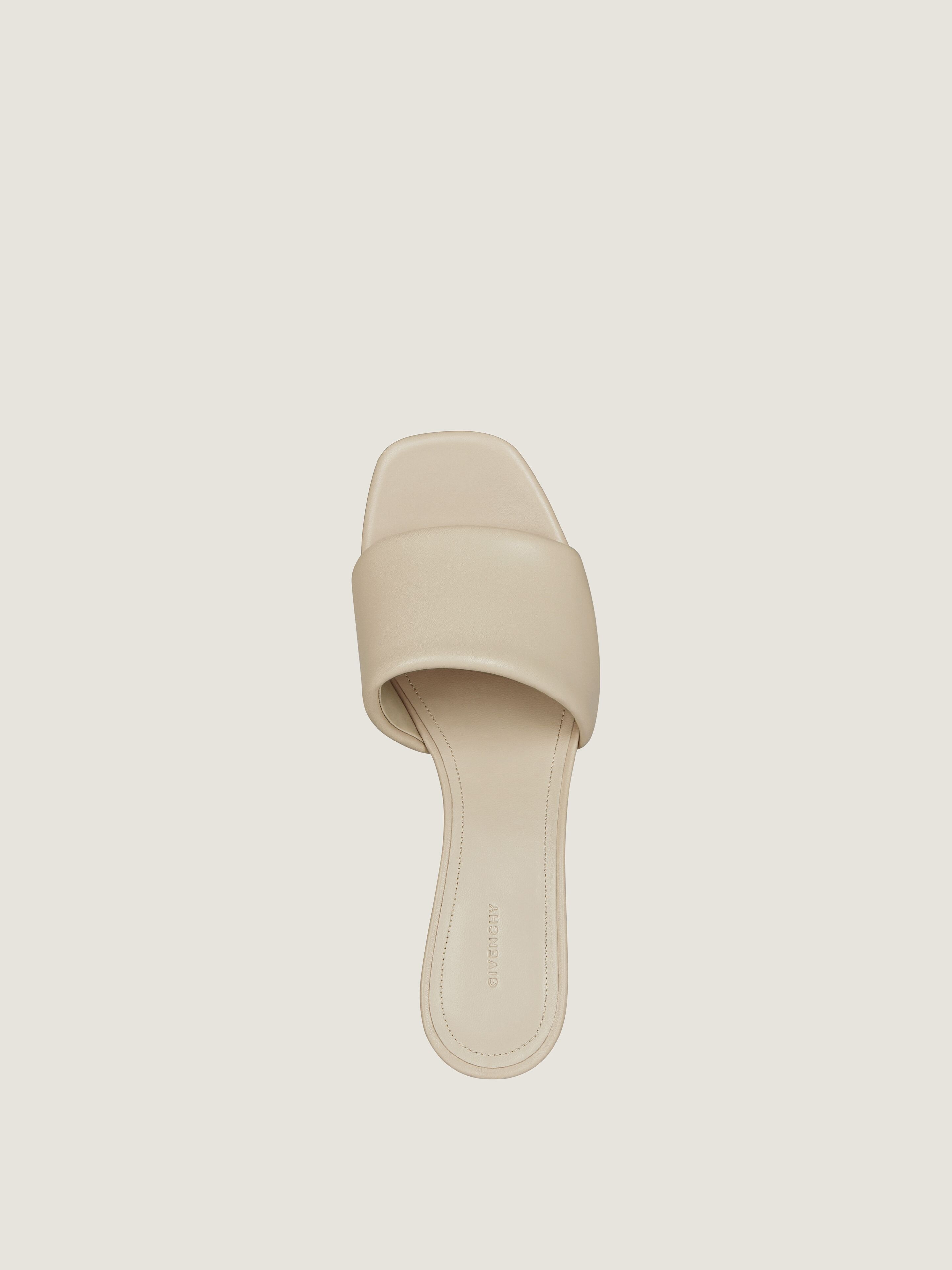 G CUBE MULES IN LEATHER - 5