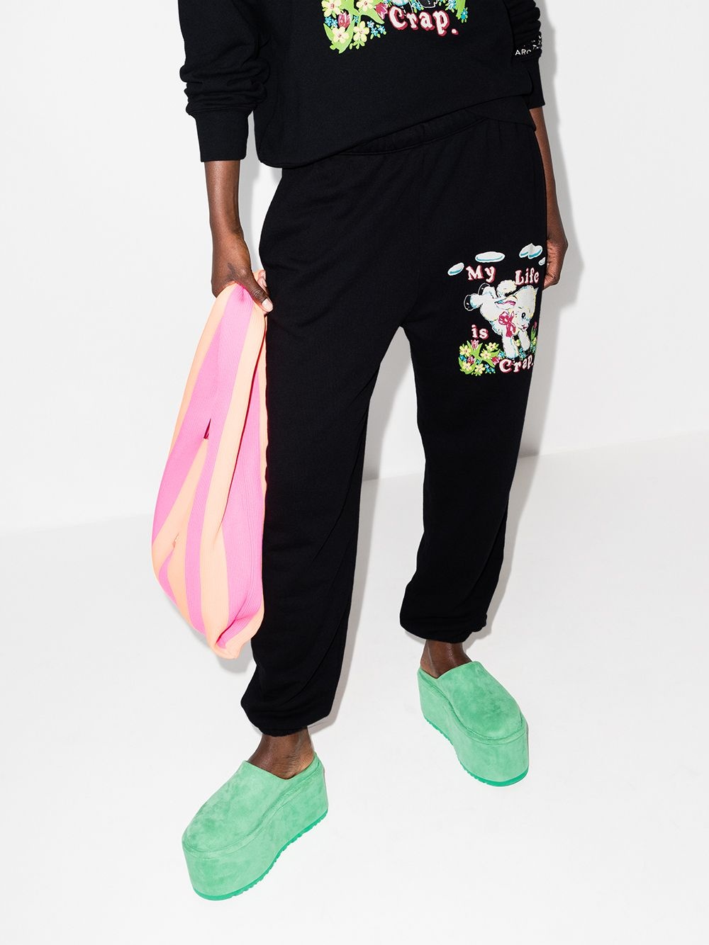 x Magda graphic-print track pants - 2