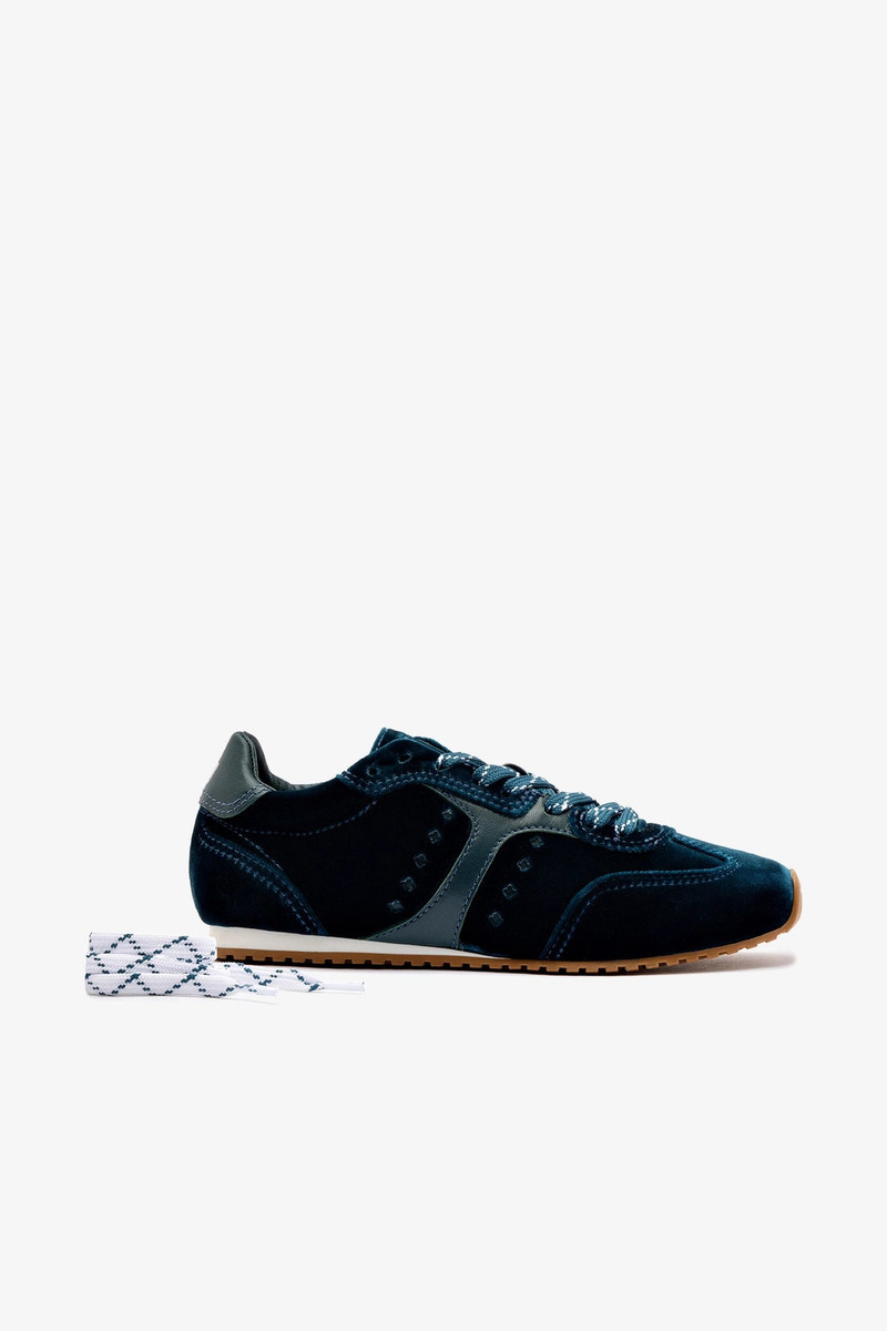 Stella Sneaker In Deepsea Velvet 5