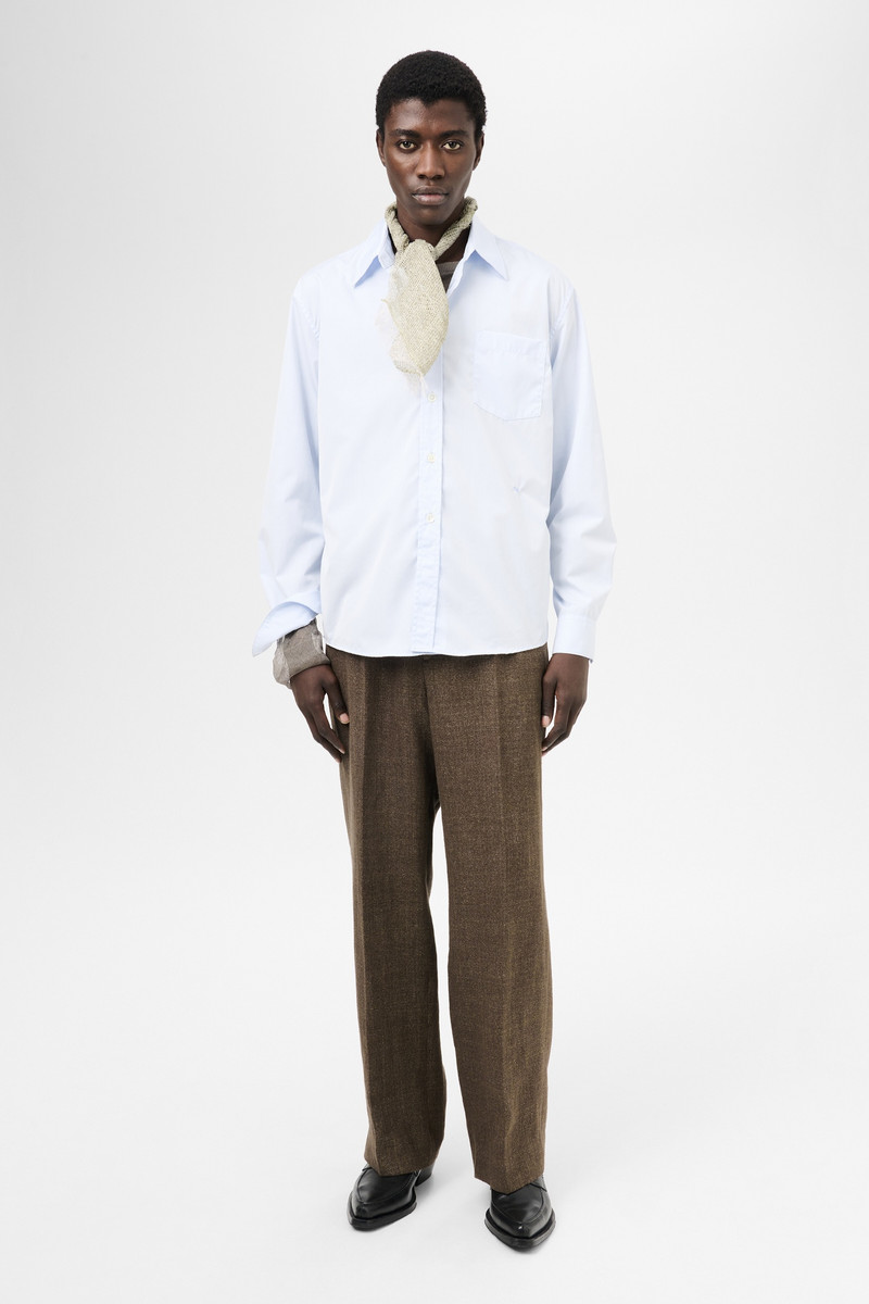 Our Legacy Beyond Bd Shirt Dining Blue Poplin outlook