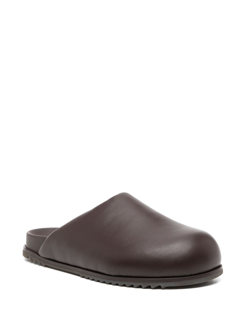 Rick Owens round toe mules outlook