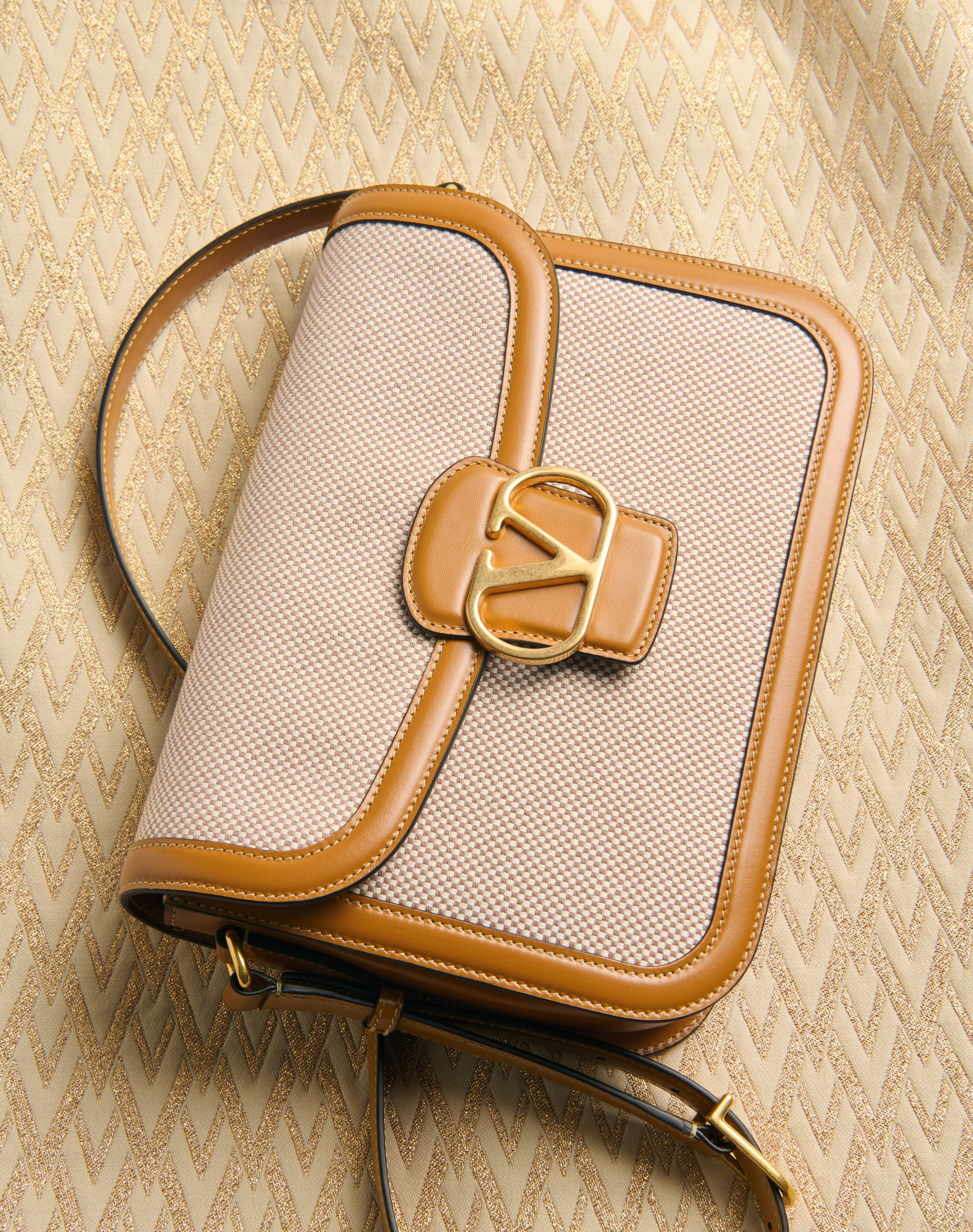 VALENTINO GARAVANI 9TO5 CANVAS SHOULDER BAG - 7