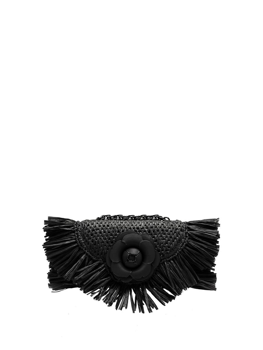 RAFFIA FRINGE TRO BAG - 1