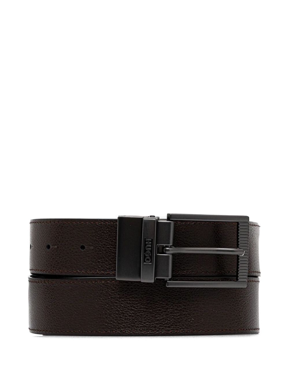 reversible leather belt - 1