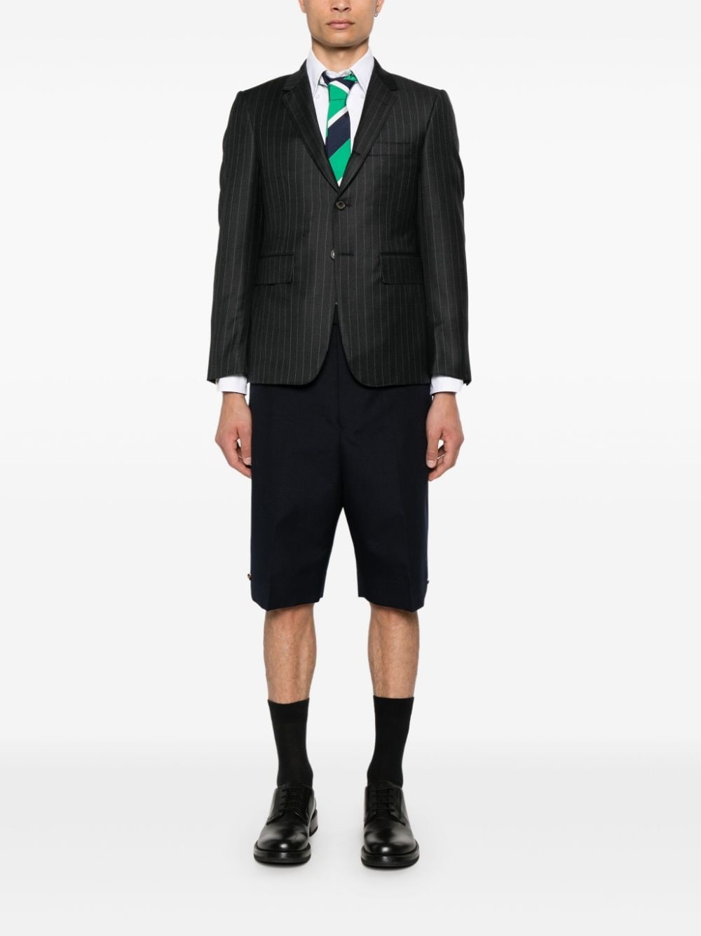 high-rise backstrap shorts - 3