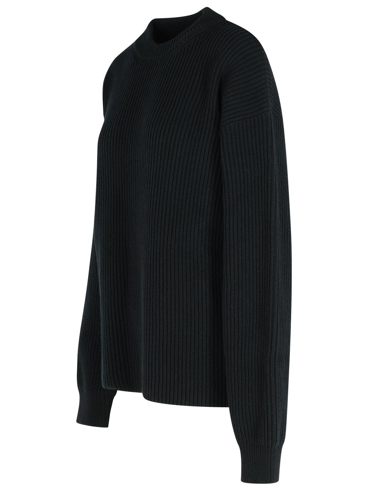 Jil Sander Black Wool Crew Neck Sweater Women - 2