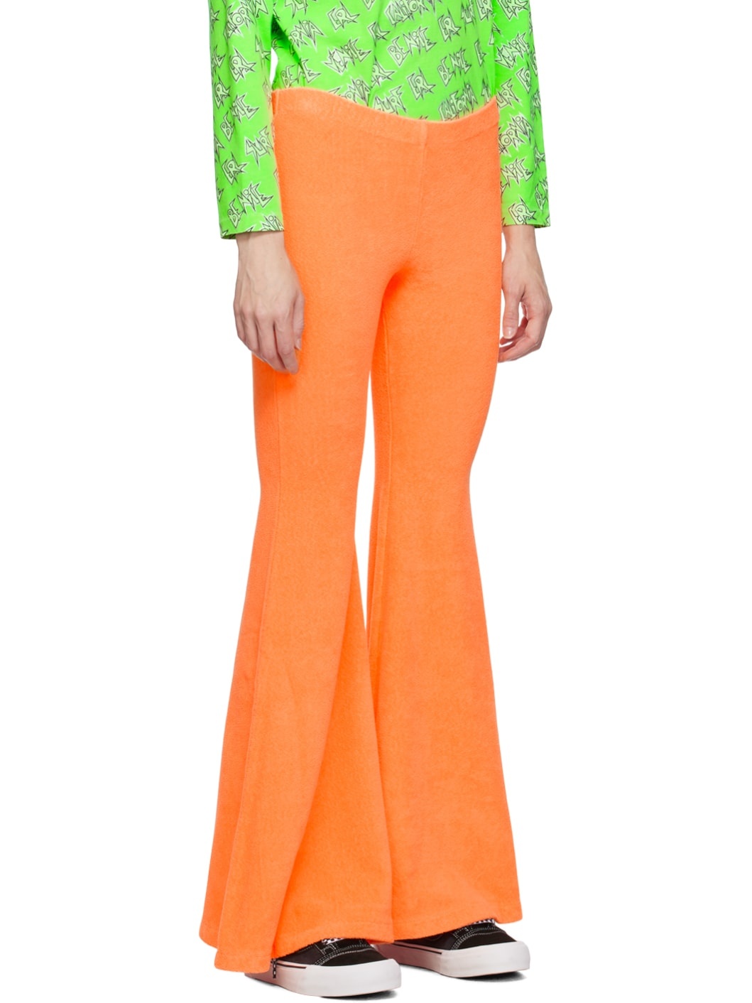 Orange Elasticized Lounge Pants - 2