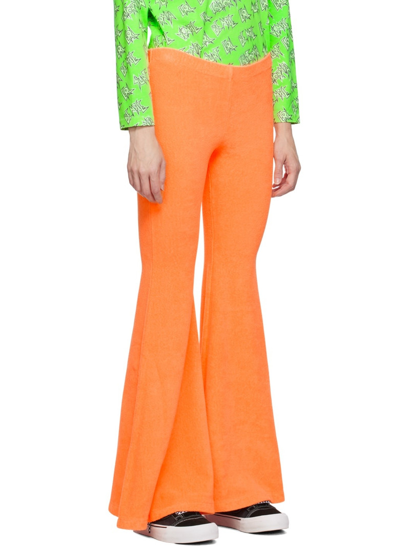 Orange Elasticized Lounge Pants 2