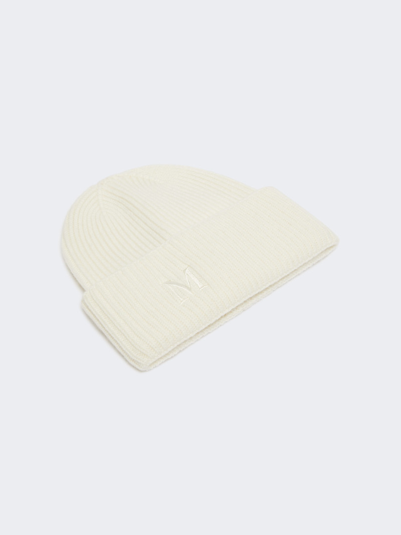 Max Mara MMRETINA Rib-knit cashmere beanie hat outlook