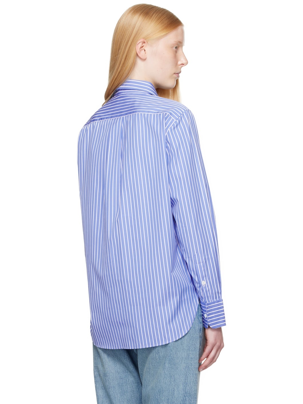 Blue Classic Stripe Shirt - 3