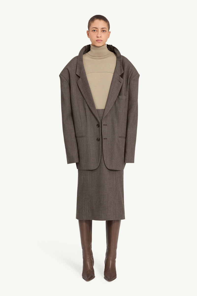 MM6 Maison Margiela Overized wool blazer outlook
