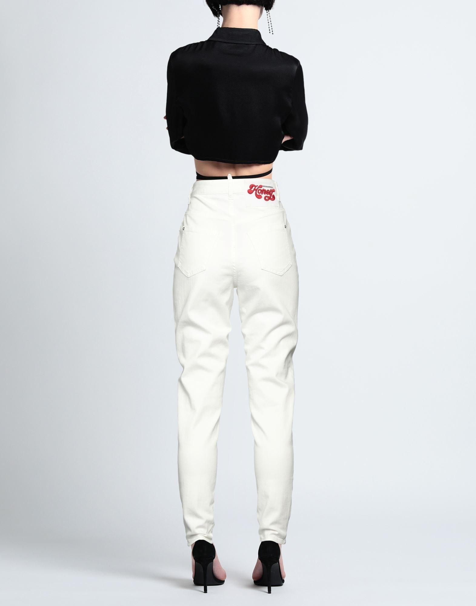 White Women's Denim Pants - 3
