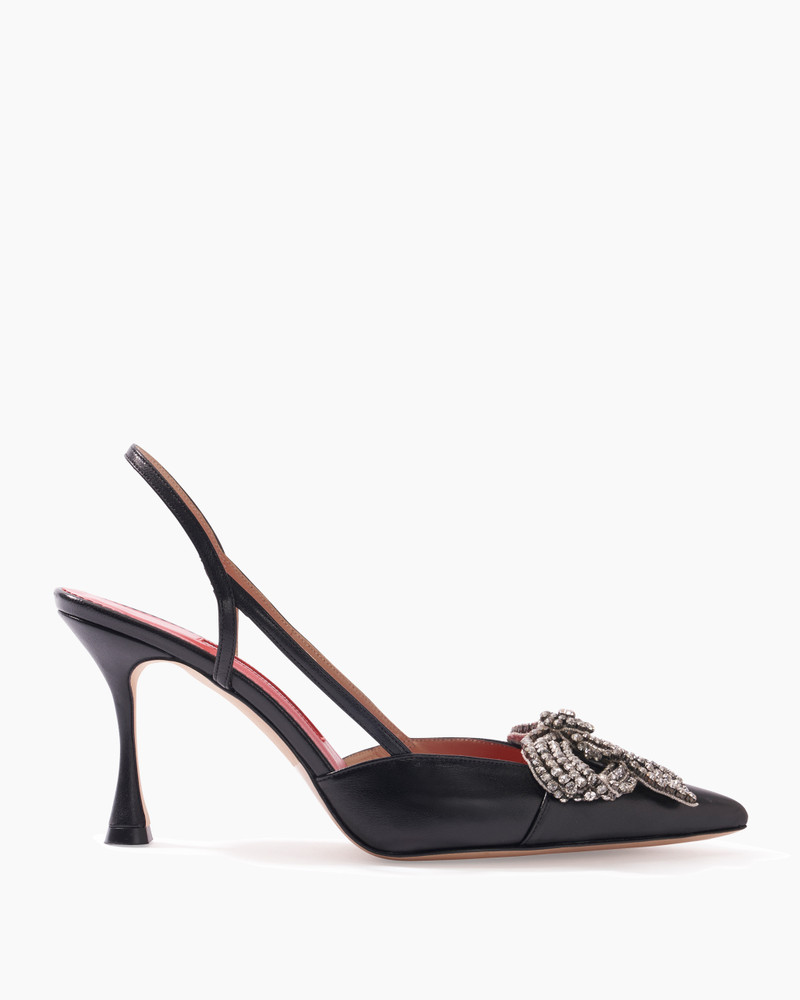 Leather Slingback Heels 1