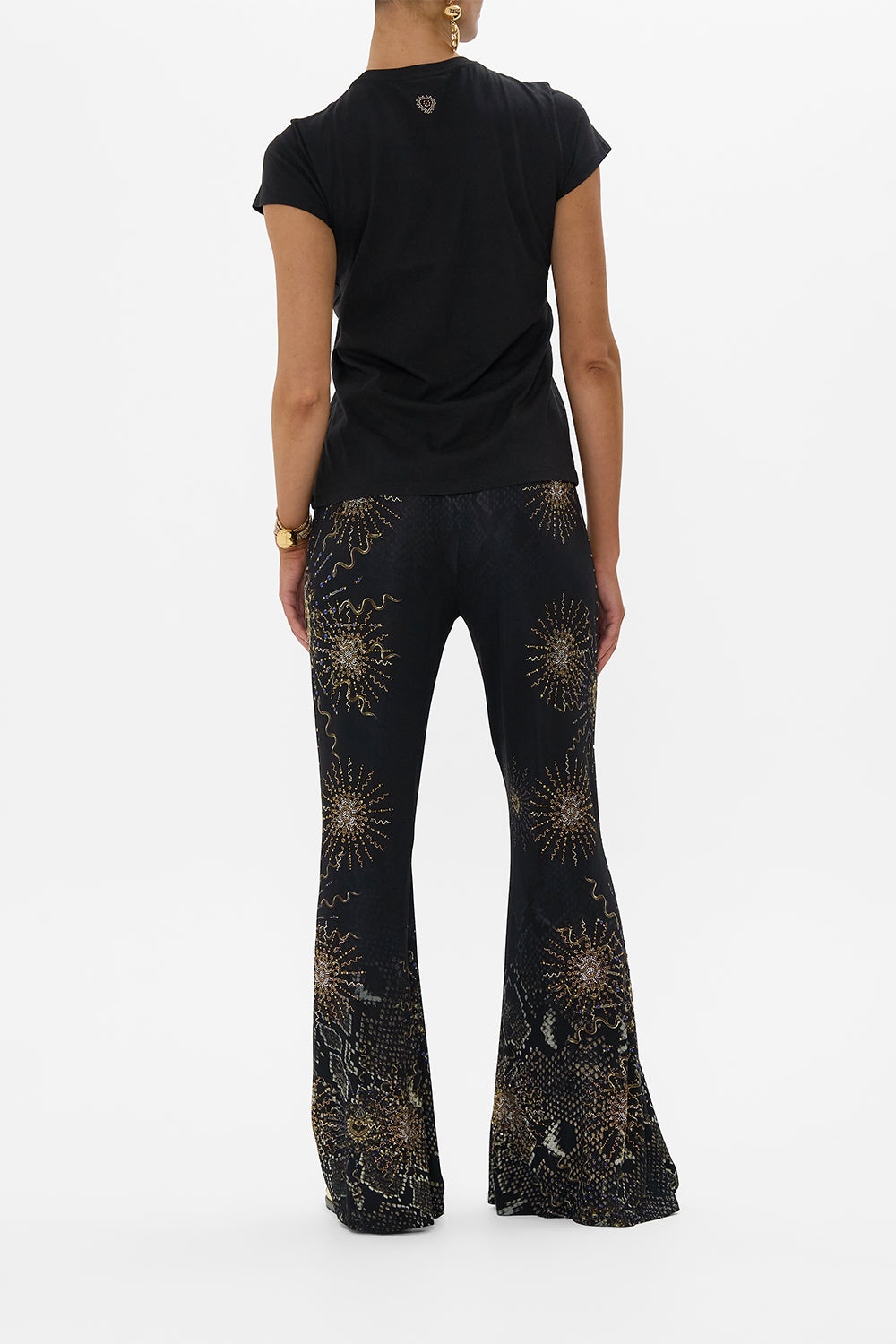 JERSEY FLARED PANT - 3