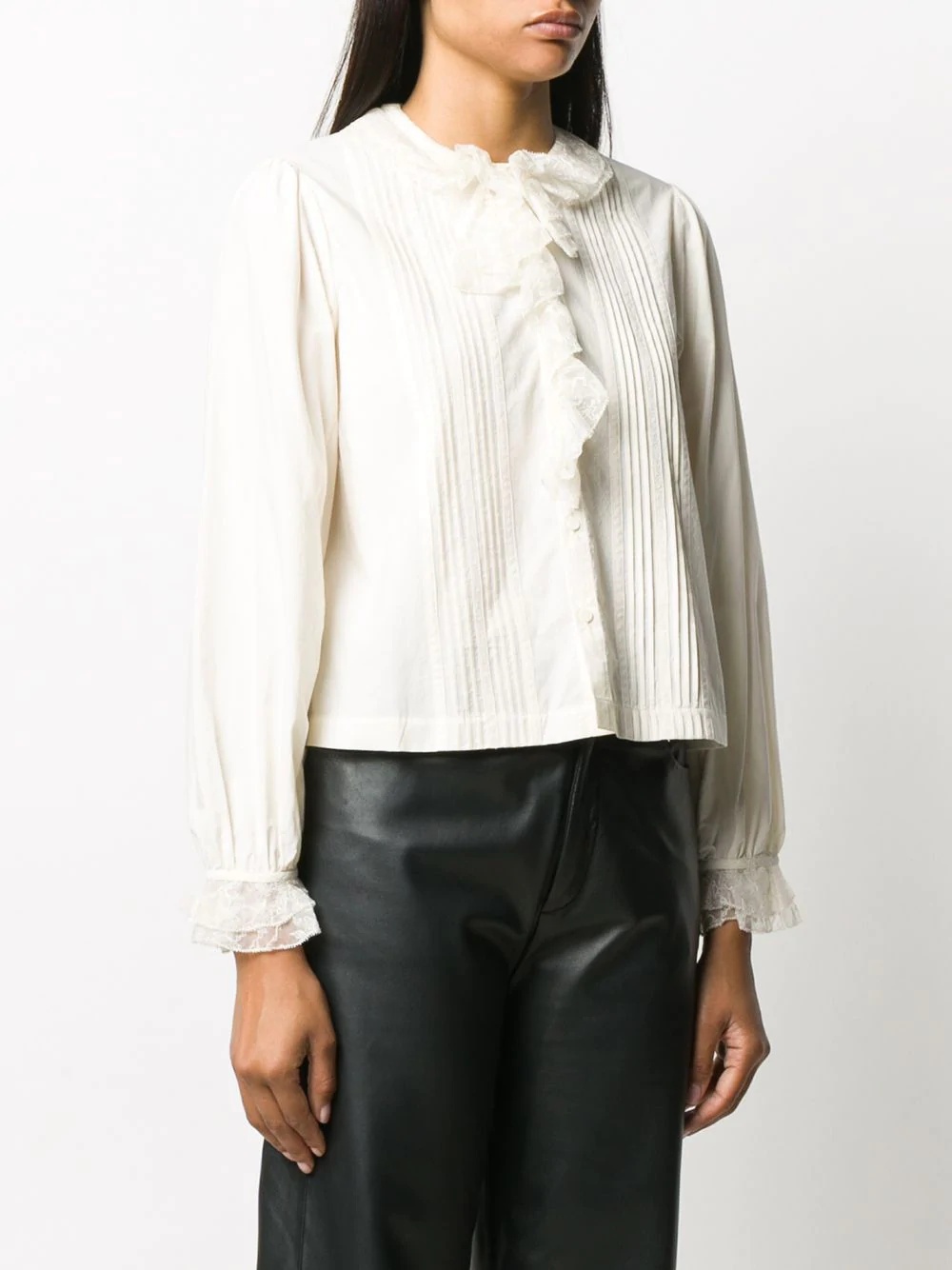 frill detail blouse - 3