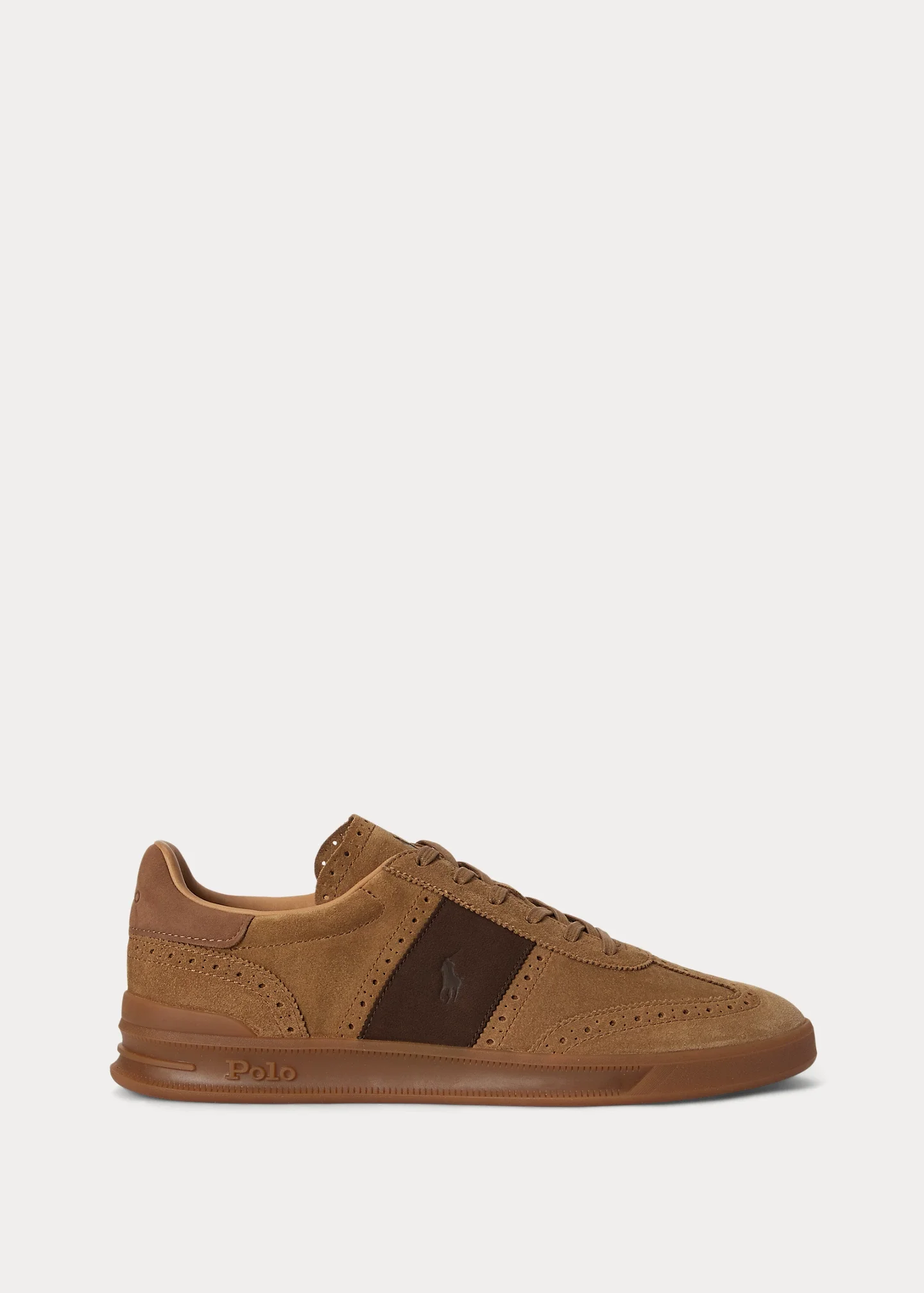 Heritage Aera Suede Brogue Sneaker - 1