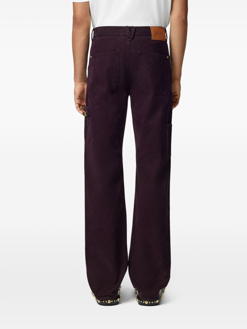 straight-leg trousers - 4