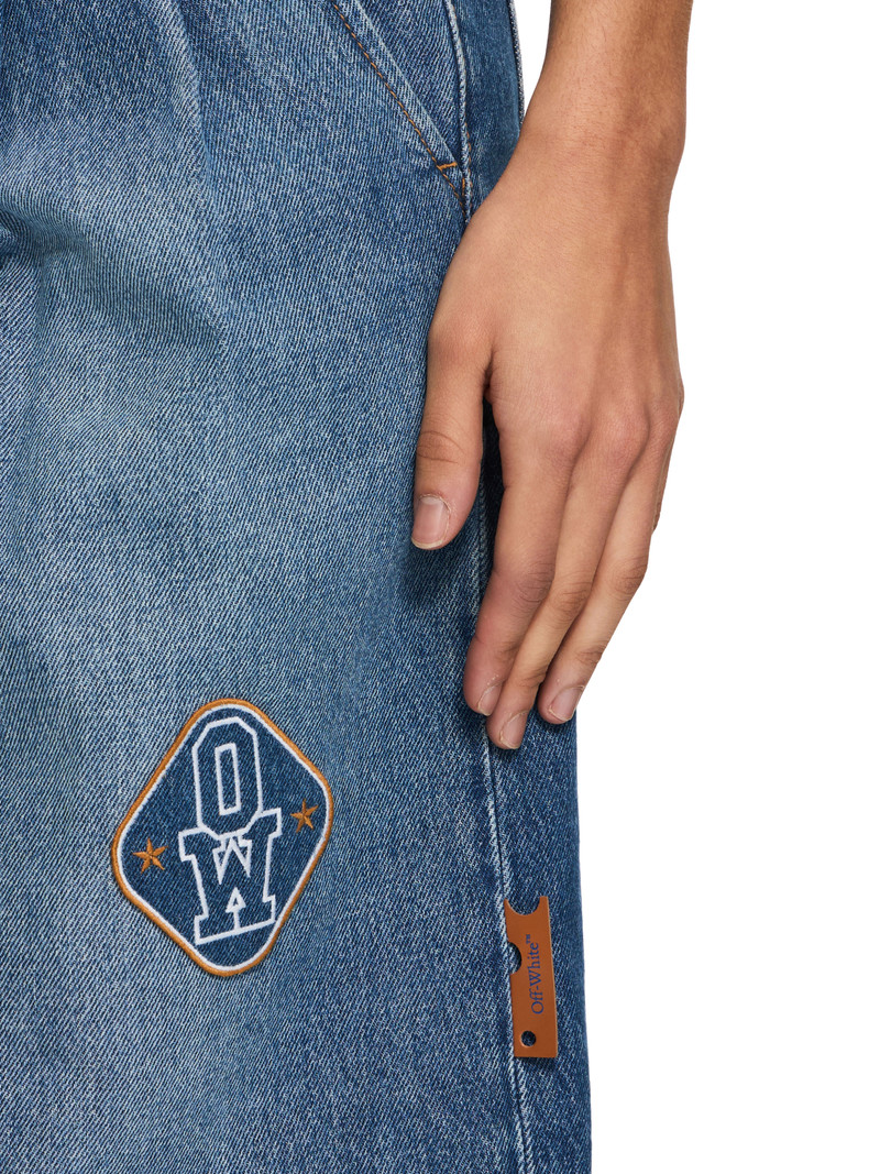 Royal Patch Denim Bermuda Shorts 5
