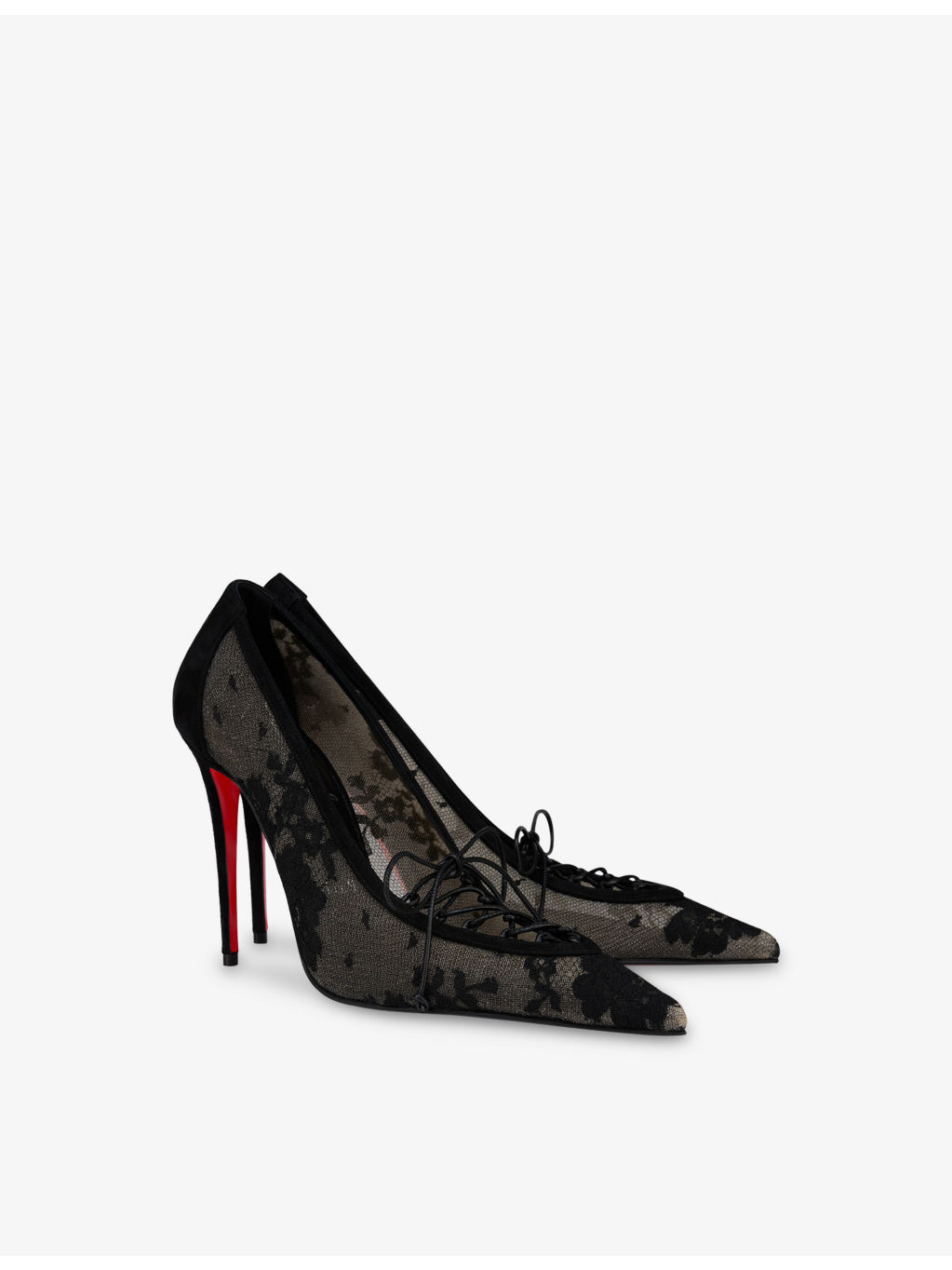 KM Lace 100 Mesh Heels - 3