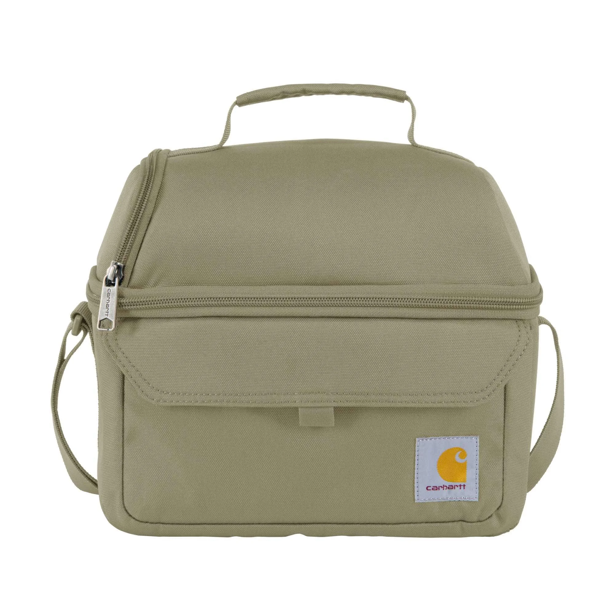 Insulated 12 Can Two Compartment Lunch Cooler - 1