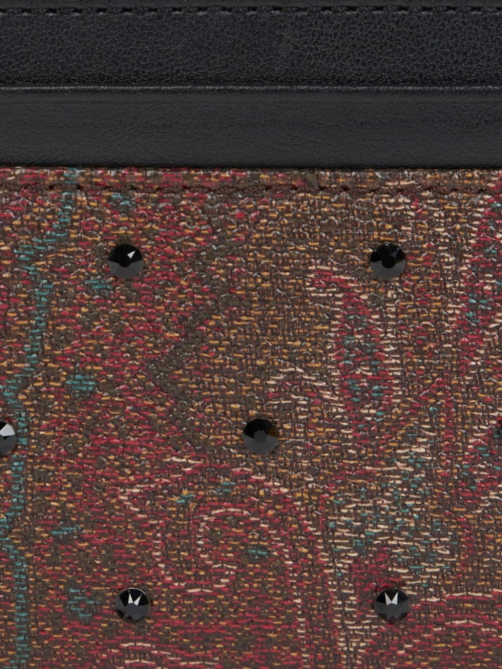 rhinestone paisley cardholder - 3