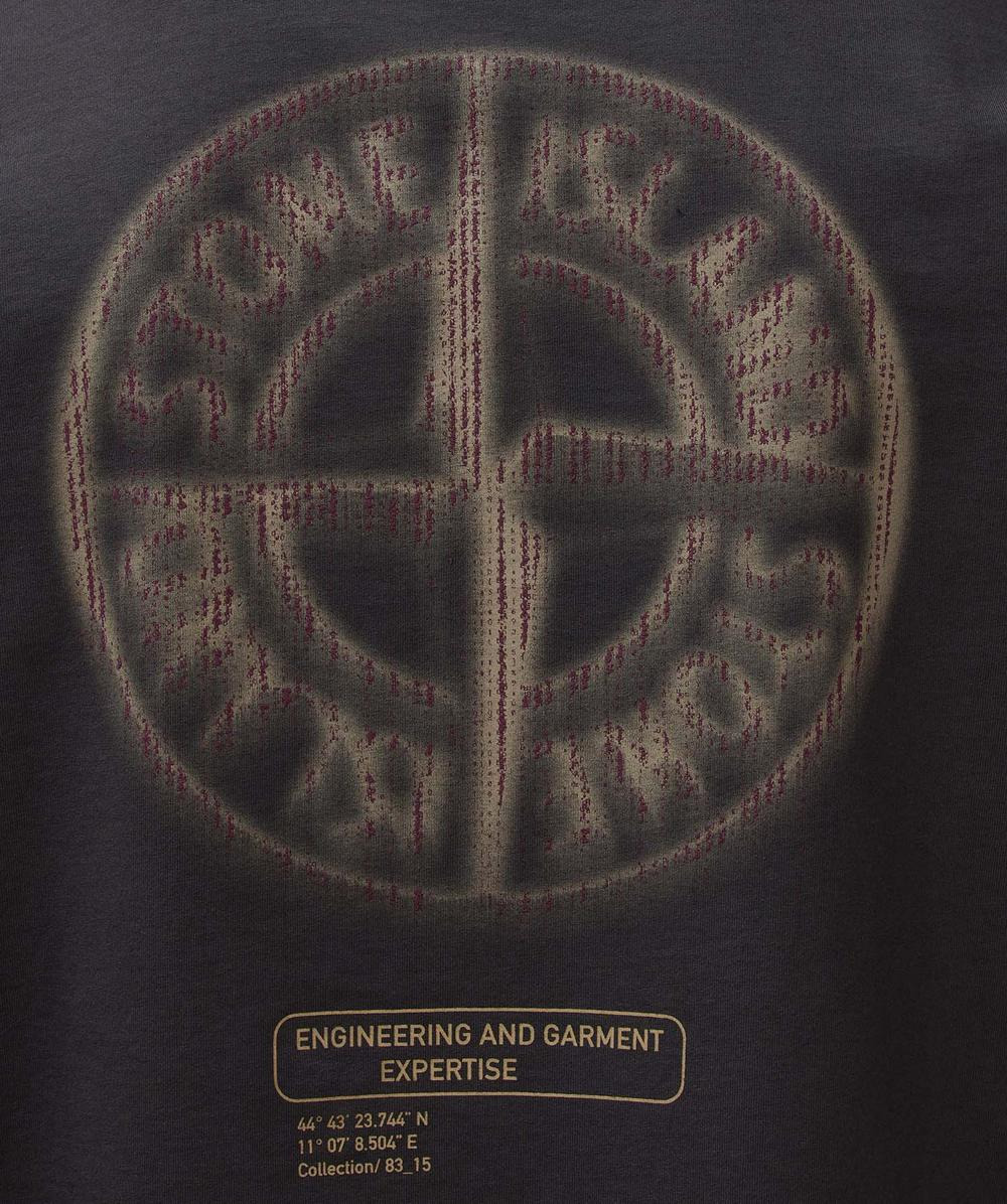 Bleeding numbers compass t-shirt - 4