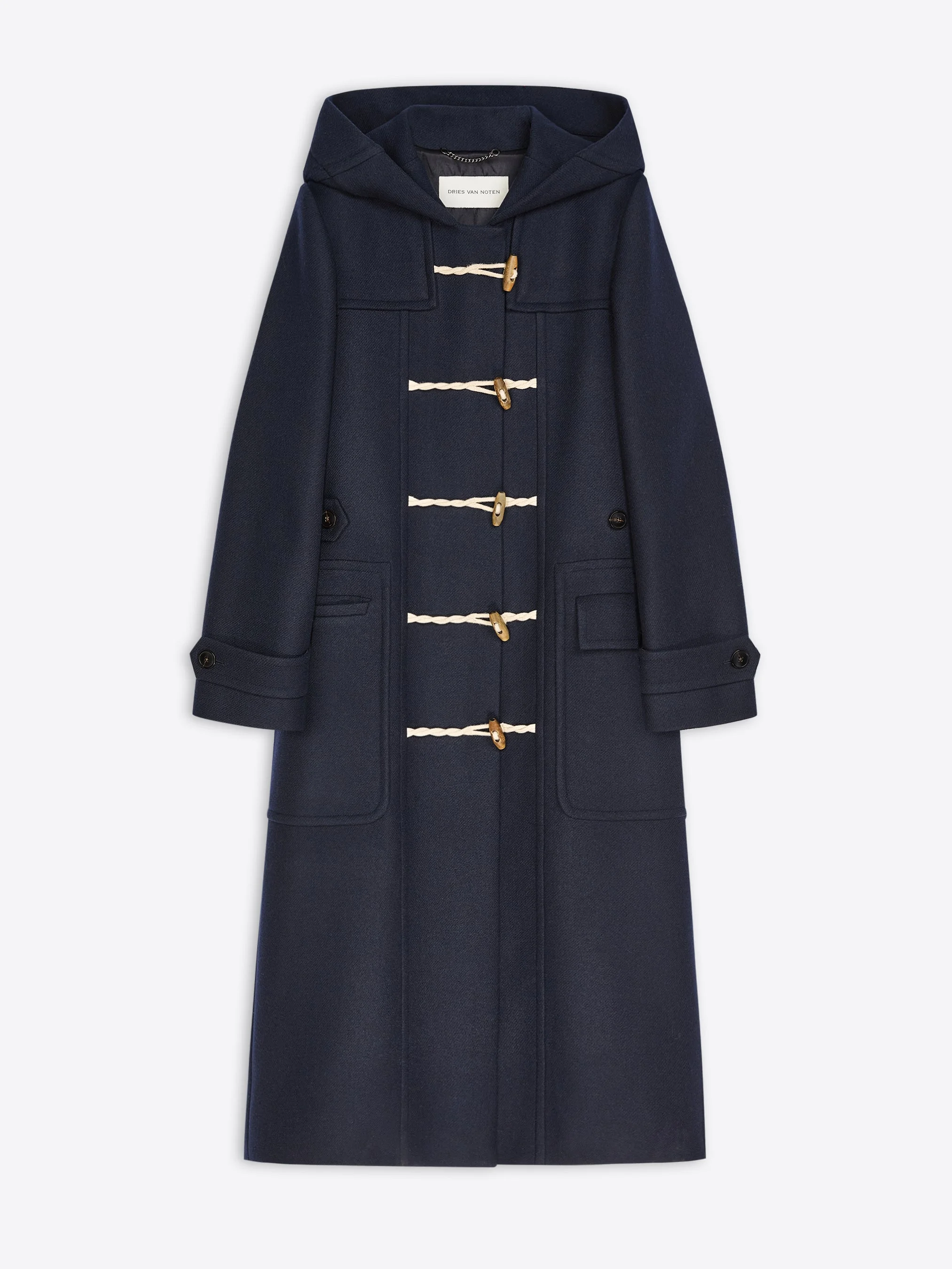 WOOL DUFFLE COAT - 1