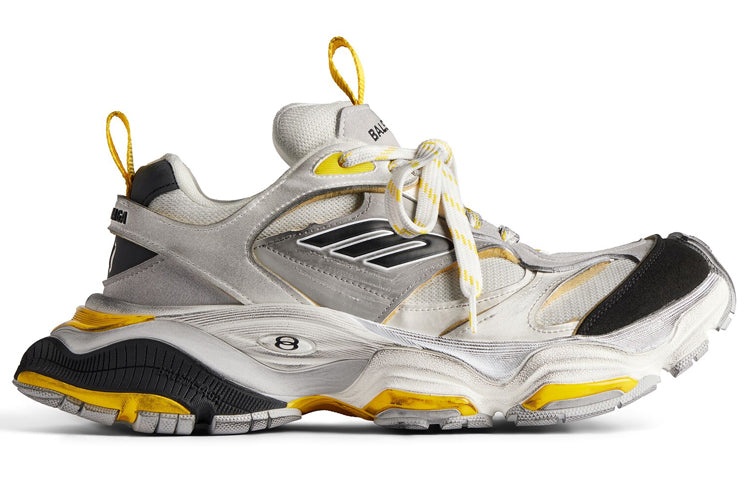 (WMNS) Balenciaga Cargo Sneakers 'Yellow Black Grey' 784339W2MV11170 - 2