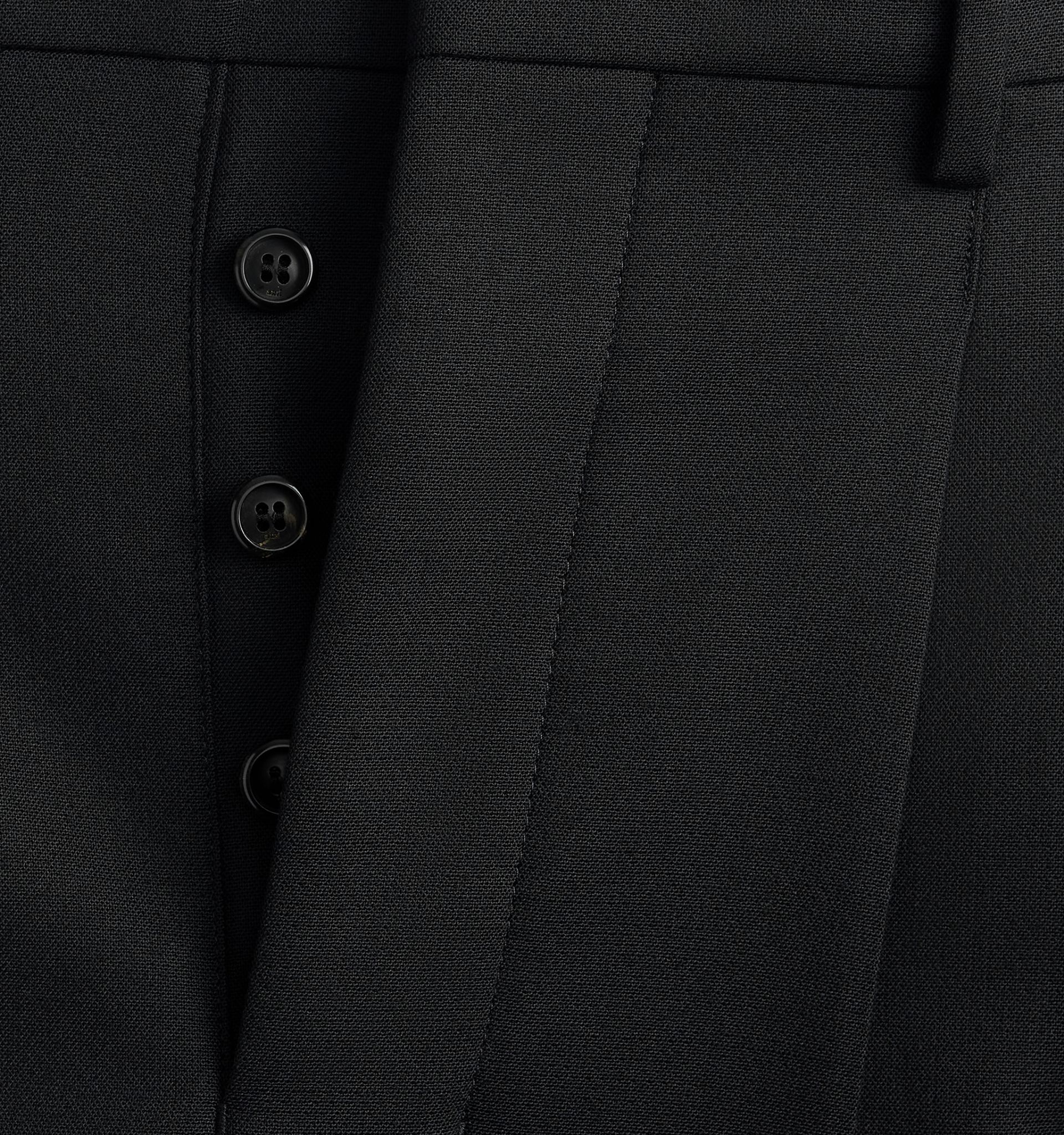 Carrot Fit Trousers With Hem And Pleats - 3