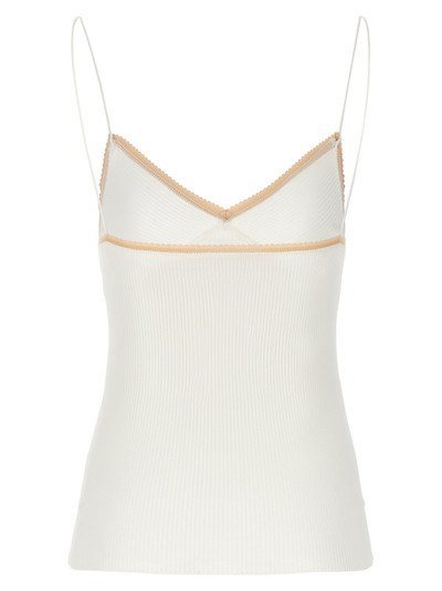 N°21 Ribbed Tank Top Tops White outlook