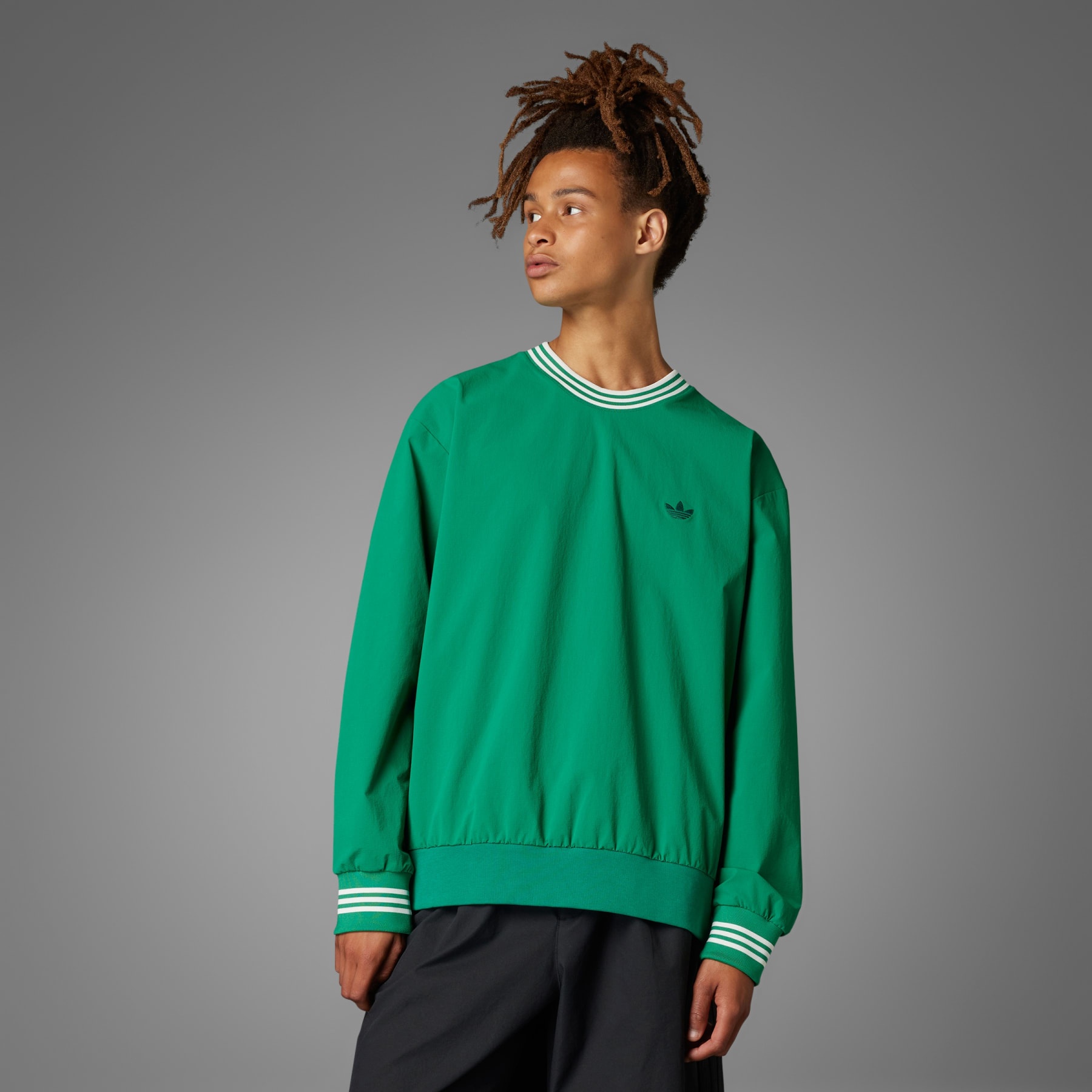 【adidas】ROLLING LINKS CREWNECK SWEATSHIRT スウェットシャツ adidas Rolling Links Crewneck Sweatshirt | REVERSIBLE